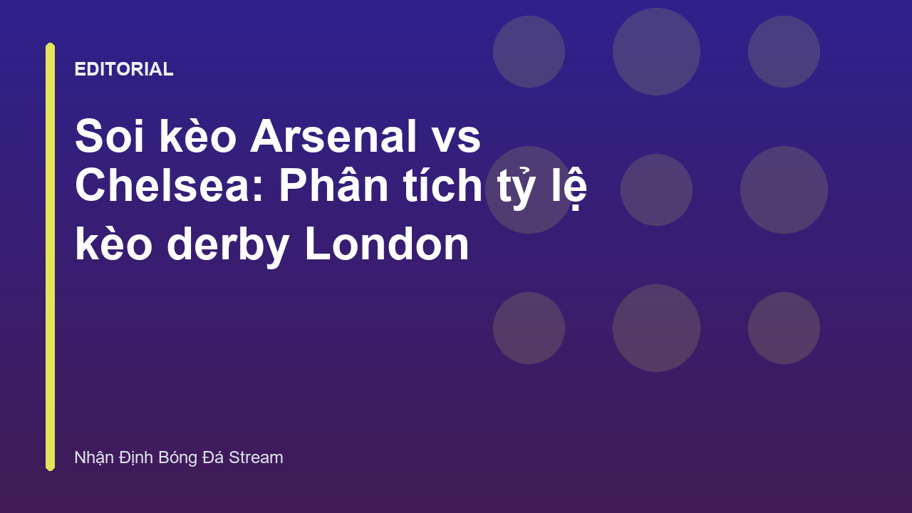 Arsenal vs Chelsea derby London