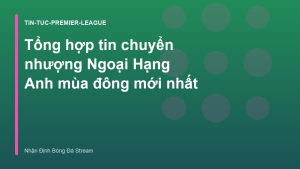 Read more about the article Tổng hợp tin chuyển nhượng Ngoại Hạng Anh mùa đông mới nhất