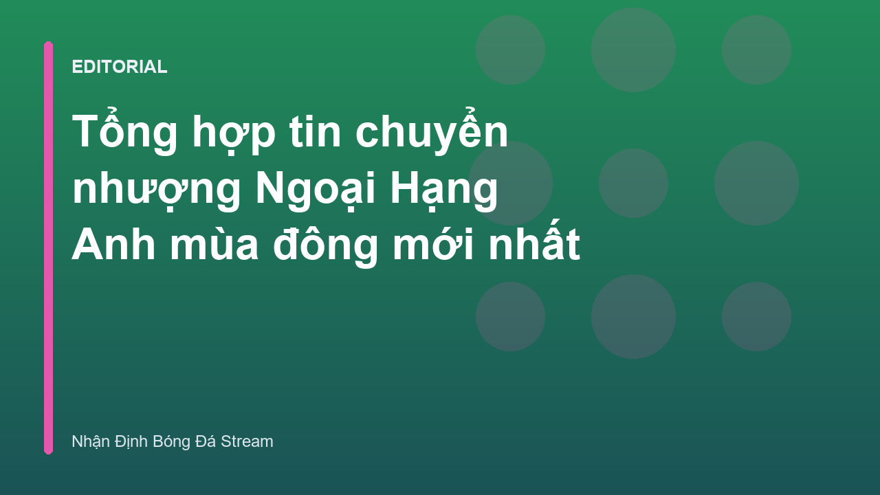 Cầu thủ bóng đá trên sân cỏ trong kỳ chuyển nhượng mùa đông